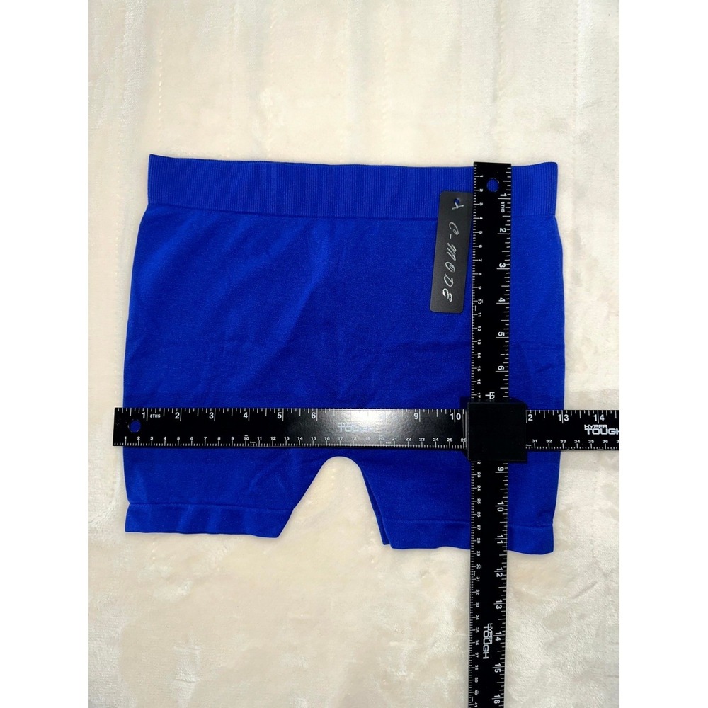 Dodo 2Pc Outfit Set White Cami Tank & Blue CMode Biker Shorts Size L/One NWT - Picture 9 of 15